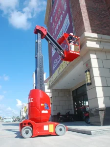 imp100j vertical mast lift