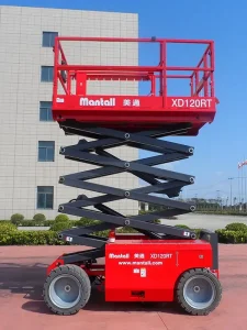 xd120rt rough terrain scissor lift