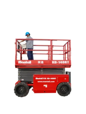 xd140rt rough terrain scissor lift