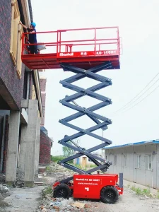 xd140rt rough terrain scissor lift