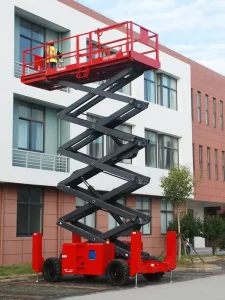 xdw180rt rough terrain scissor lift