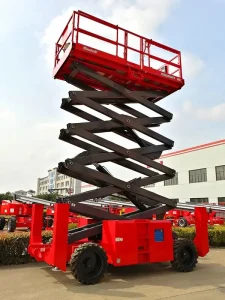 xdw180rt rough terrain scissor lift