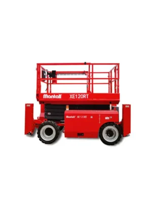 xe120rt - sollevatore a forbice per terreni accidentati